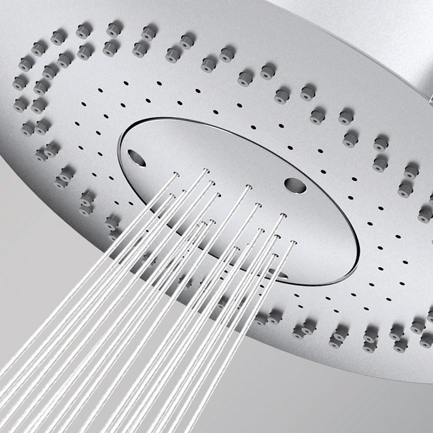 Immagine di Bossini LIBERTY LINE doccetta a mano Classic/3 LP Ø 11 cm, 3 getti, finitura cromo B00192000030005