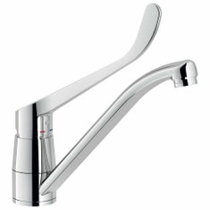 Immagine di Nobili NEW ROAD miscelatore monocomando con leva clinica per lavello, finitura cromo ASRD123/1CCR