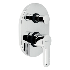 Immagine di Nobili NEW ROAD miscelatore doccia monocomando incasso a 2 vie , finitura cromo RD00100CR