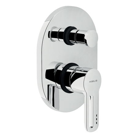 Immagine di Nobili NEW ROAD miscelatore doccia monocomando incasso a 2 vie , finitura cromo RD00100CR