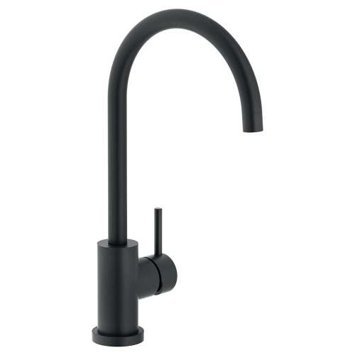 Immagine di Nobili LIVE miscelatore monocomando H.36 cm per lavello, colore mora finitura opaco LV00133BM