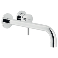 Immagine di Nobili LIVE miscelatore lavabo solo parte esterna monocomando a parete bocca lunga P.25 cm, finitura cromo LV00199/2CR