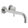 Nobili LIVE miscelatore lavabo solo parte esterna monocomando a parete bocca lunga P.25 cm, finitura inox LV00199/2IX