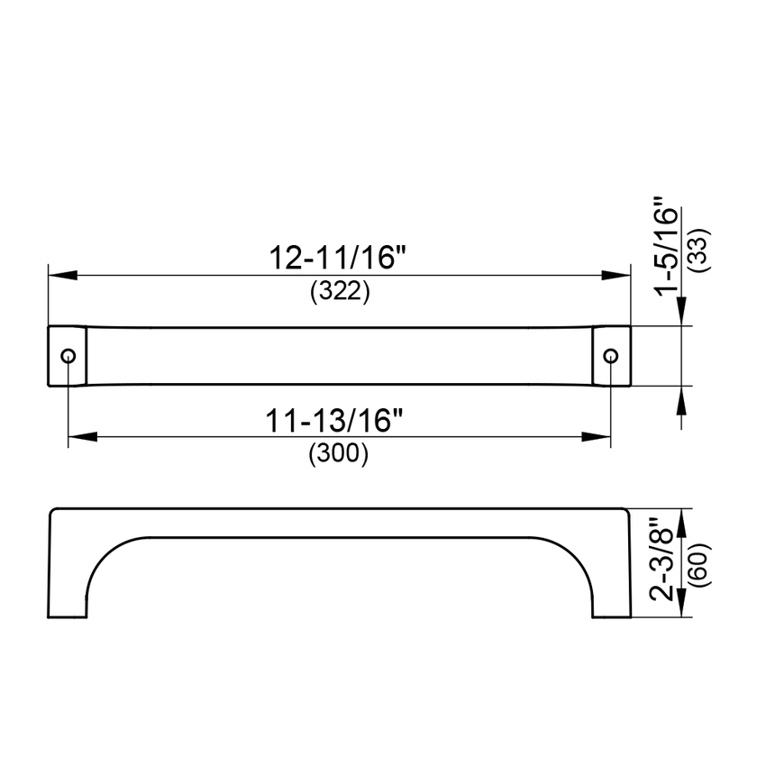 Immagine di Keuco EDITION 11 maniglione L.32 cm, finitura cromo 11107010000
