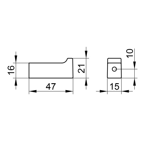 Immagine di Keuco EDITION 11 appendiabiti, finitura cromo 11114010000