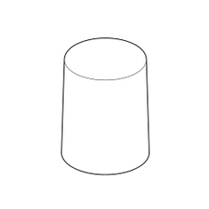 Immagine di Keuco bicchiere rovesciato in cristallo satinato 11152009000