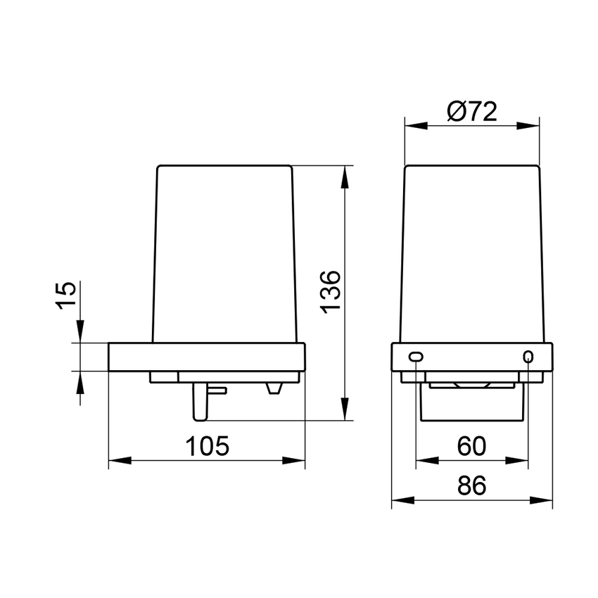 Immagine di Keuco EDITION 11 spandisapone in cristallo satinato, completo di supporto ed erogatore per sapone liquido, finitura cromo 11152019000