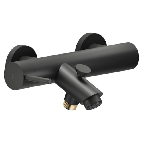 Immagine di Nobili LIVE miscelatore vasca monocomando esterno, colore mora finitura opaco LV00110/1BM