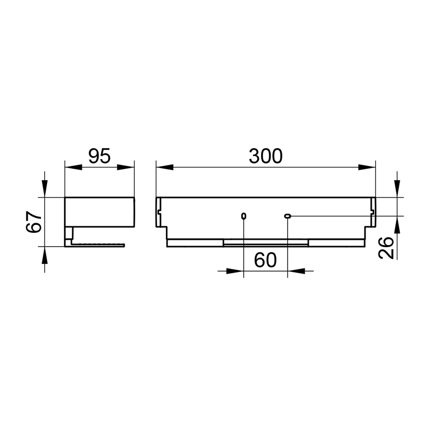 Immagine di Keuco EDITION 11 cestino doccia estraibile, con fissaggio nascosto, finitura cromo 11158010000