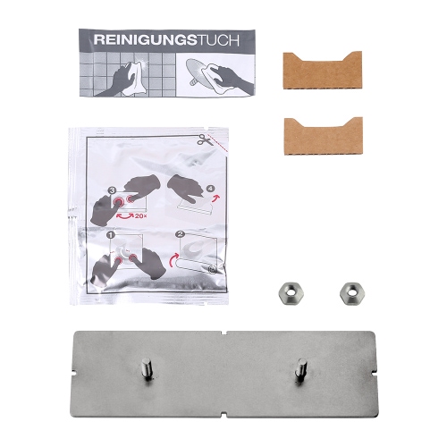 Immagine di Keuco kit da incollo composto da 1 confezione di adesivo e 1 placca di montaggio 04994000400