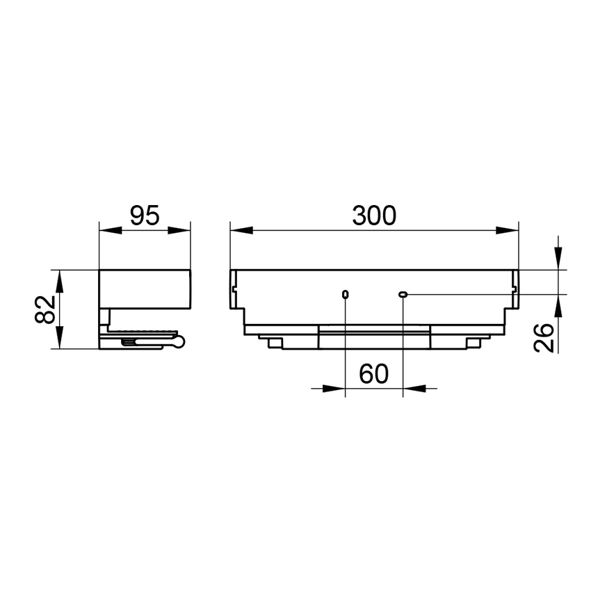 Immagine di Keuco EDITION 11 cestino doccia estraibile, con fissaggio nascosto e tergivetro incluso, finitura cromo 11159010000