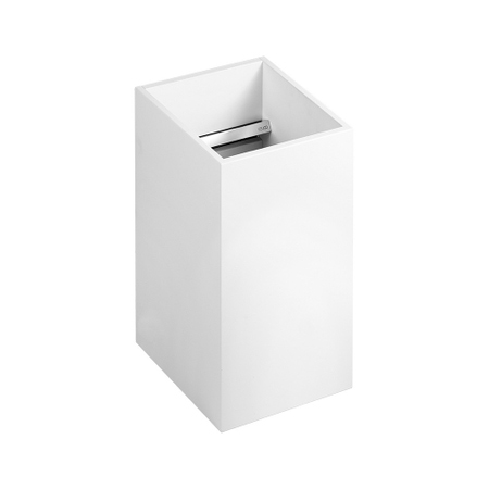 Immagine di Keuco EDITION 11 cestino per asciugamani, rimovibile, finitura cromo/bianco 11172380000