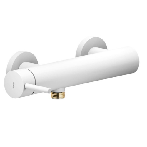 Immagine di Nobili LIVE miscelatore doccia monocomando esterno, finitura polar white LV00130WM