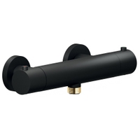 Immagine di Nobili LIVE miscelatore doccia con termostatico esterno, colore mora finitura opaco LV00030BM