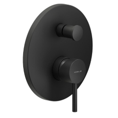 Immagine di Nobili LIVE miscelatore doccia solo parte esterna monocomando incasso a 2 vie , colore mora finitura opaco LV00100/EBM