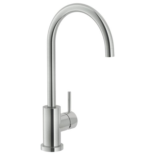 Immagine di Nobili LIVE miscelatore monocomando H.36 cm per lavello, finitura inox LV00133IX