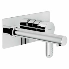 Immagine di Nobili NEW ROAD miscelatore lavabo solo parte esterna monocomando L.19 cm H.8 cm a parete, finitura cromo RD00198CR