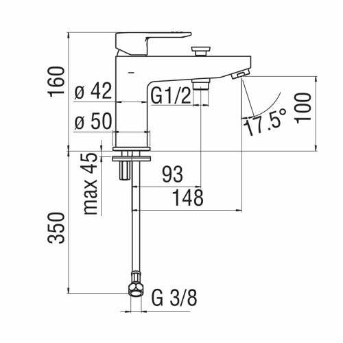 Immagine di Nobili NEW ROAD miscelatore vasca monocomando, finitura cromo RD00118/10CR
