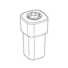 Immagine di Keuco spandisapone in cristallo satinato 11653009000