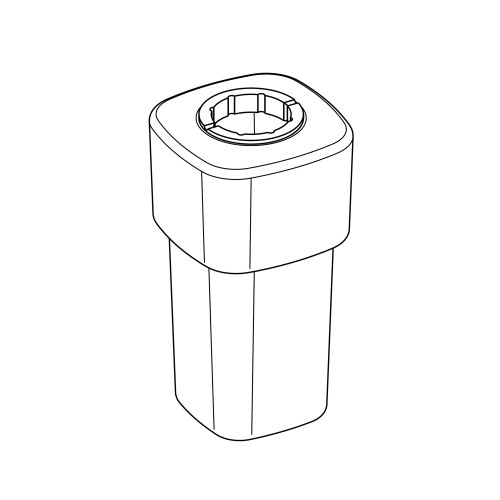 Immagine di Keuco spandisapone in cristallo satinato 11653009000