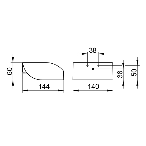 Immagine di Keuco ELEGANCE portarotolo con coperchio, per rotoli 10-12 cm, finitura cromo 11660010000