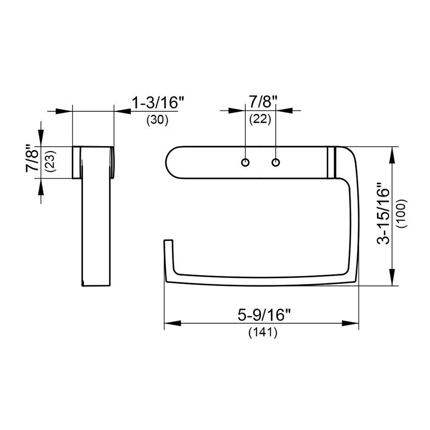 Immagine di Keuco ELEGANCE portarotolo aperto, per rotoli 10-12 cm, finitura cromo 11662010000