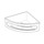 Keuco bacinella di ricambio per cestino angolare doccia, colore bianco 11657000100