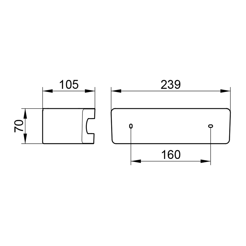 Immagine di Keuco ELEGANCE cestino con bacinella colore bianco, supporto finitura cromo 11658010000