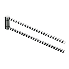 Immagine di Keuco PLAN portasalviette doppio a snodo P.30 cm, finitura cromo 14919010000