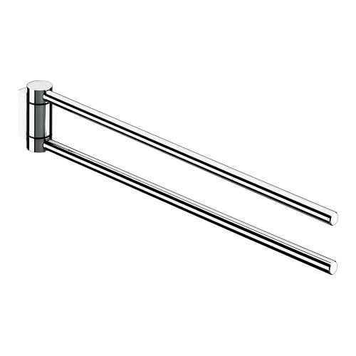 Immagine di Keuco PLAN portasalviette doppio a snodo P.30 cm, finitura cromo 14919010000