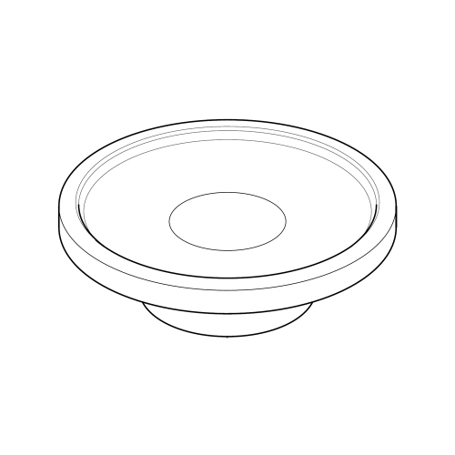 Immagine di Keuco bacinella portasapone in cristallo 14955009000