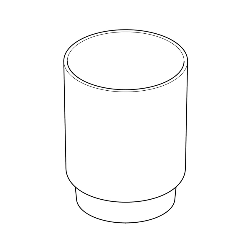 Immagine di Keuco bicchiere in acrilico 14950000100