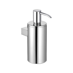 Immagine di Keuco PLAN spandisapone a parete, completo di supporto, bacinella in acrilico ed erogatore, finitura cromo 14953010100