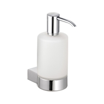 Colombo Design B93160BM-VAN LOOK dispenser sapone liquido a muro, colore  bianco finitura opaco