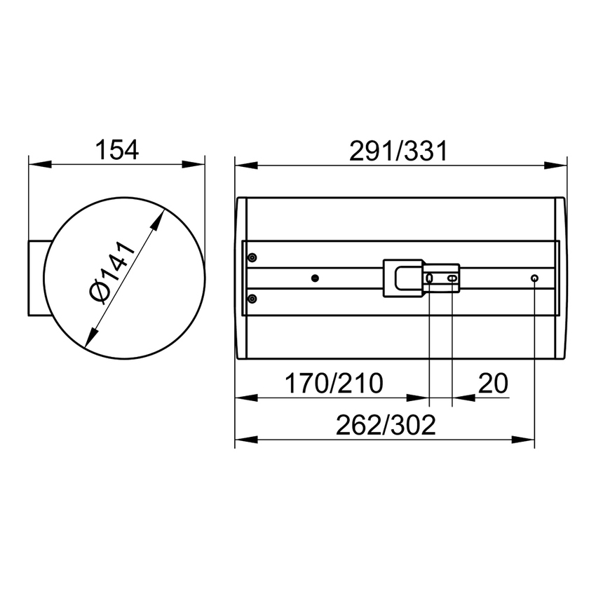 Immagine di Keuco PLAN portarotolo multiplo, montaggio orizzontale o verticale, per rotoli di larghezza 120 mm, finitura cromo 14969011200