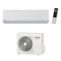 Immagine di Toshiba SHORAI EDGE WHITE Climatizzatore a parete monosplit inverter Wi-Fi colore bianco | unità esterna 2 kW unità interna 7000 BTU RAS-B07G3KVSG-E+RAS-07J2AVSG-E1