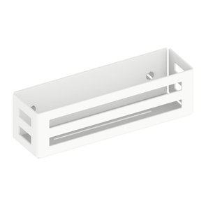 Immagine di Keuco Cestino doccia a parete, rimovibile, con fissaggio a scomparsa, con fessura per il drenaggio acqua e gancio integrato, colore bianco 24954510000