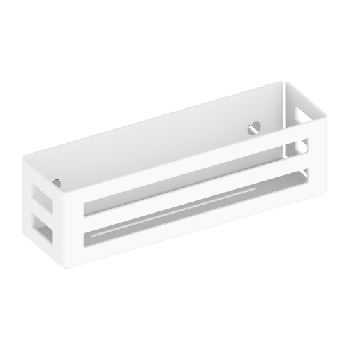 Immagine di Keuco Cestino doccia a parete, rimovibile, con fissaggio a scomparsa, con fessura per il drenaggio acqua e gancio integrato, colore bianco 24954510000