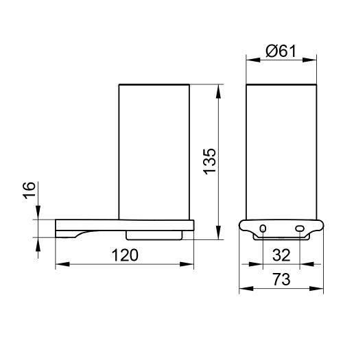 Immagine di Keuco EDITION 400 portabicchiere, completo di bicchiere in cristallo, finitura cromo 11550019000