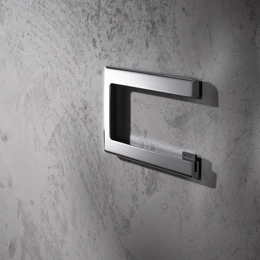 Immagine di Keuco EDITION 400 portarotolo aperto, per rotoli, per larghezza rotoli 10-12 cm, finitura cromo 11562010000