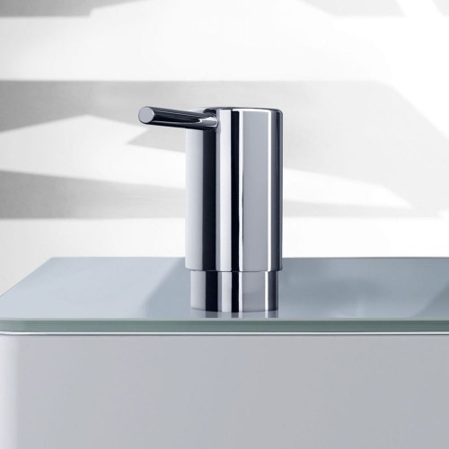 Immagine di Keuco ELEGANCE spandisapone per incasso nel lavabo o nel piano top, capienza 500 ml, finitura cromo 11649010101