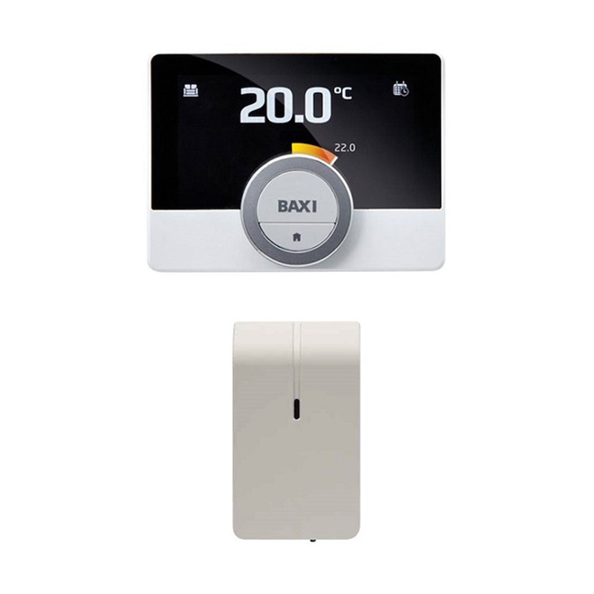 Immagine di Baxi Cronotermostato modulante Baxi Mago wireless con WI-FI integrato + kit adattatore GTW18 (Non abbinabile ai modelli con Baxi Mago di serie) A7773491