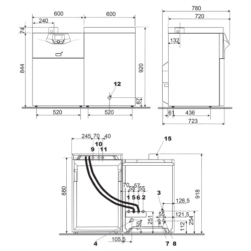 Immagine di Baxi POWER 32 SOLAR 160 Caldaia a condensazione a terra con accumulo 160 l e integrazione solare per riscaldamento e produzione istantanea di ACS A7213896