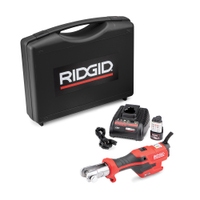 Immagine di Ridgid RP 115 Pressatrice 15 kN a batteria senza ganasce con caricabatterie da 12 V, batteria al litio Advanced 12 V 2.5 Ah e cassetta di trasporto 76938