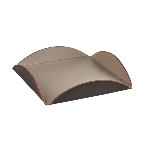 Immagine di Colombo Design ADJ vassoio 25 cm, per candele, cosmetici e fragranze, colore esterno chocolate e interno cappuccino 001806/04