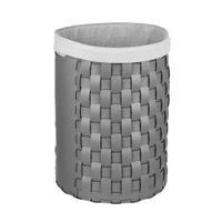 Immagine di Colombo Design ADJ BOTTEGA cestino porta biancheria H.57 cm, colore esterno grey e interno black 105703/01