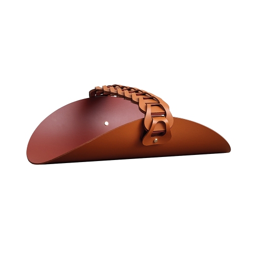 Immagine di Colombo Design ADJ RIVIERA porta salviette ideal per yacht e spa, colore esterno panna cotta e interno white 482816/10