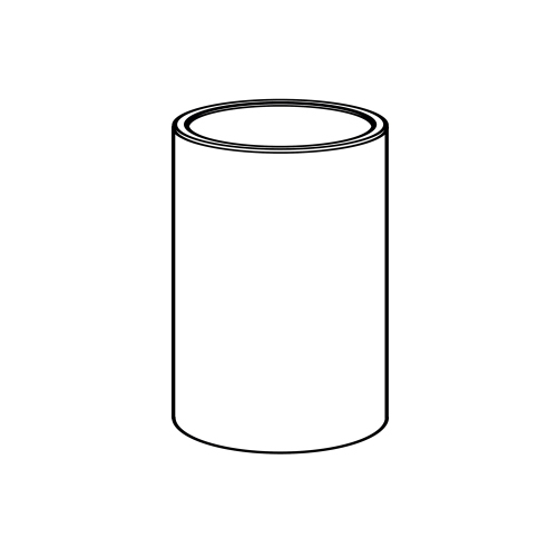 Immagine di Colombo Design ADJ porta bicchiere da appoggio, finitura cromo e panna cotta W4941CR16/10