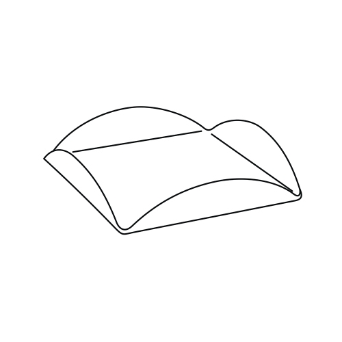 Immagine di Colombo Design ADJ vassoio 35 cm, per candele, cosmetici e fragranze, colore esterno panna cotta e interno white 001910/16