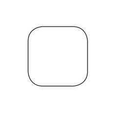 Immagine di Colombo Design ADJ sottobicchiere quadrato, per bicchieri, vasi e accessori da bagno, colore esterno panna cotta e interno white 00810/16